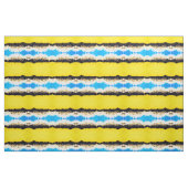Gele Blue Mountain Fabric Stof (Fat Quarter)