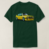 Gele BMW 1 T-shirt (Design voorkant)