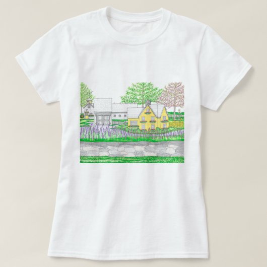 Gele Boerderij; Tshirt (Design voorkant)