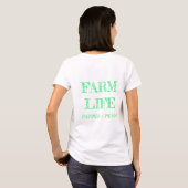 Gele Boerderij; Tshirt (Achterkant volledig)