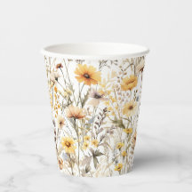 Gele Boho Wilde Bloem