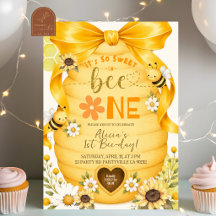 Gele Boog Zo Zoet Om BEE Eén Verjaardag