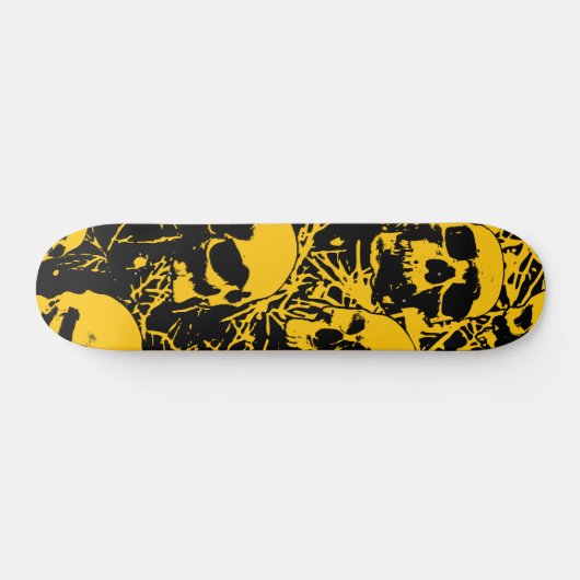 Gele boomkorren persoonlijk skateboard (Horizontaal)