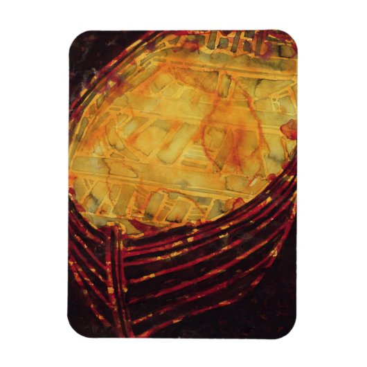 Gele boot 2007 magneet (Verticaal)