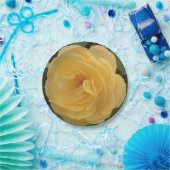 Gele borden van kamellietpapier papieren bordje (Feest)