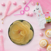 Gele borden van kamellietpapier papieren bordje (Feest)