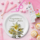 Gele Borden voor weddenschap-plakkerspapier Papieren Bordje (Feest)