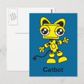 Gele bot briefkaart (Voorkant / Achterkant)