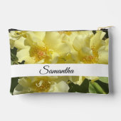 Gele botanische bloemen etui (Achterkant)