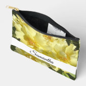Gele botanische bloemen etui (Open)