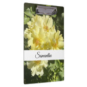 Gele botanische bloemen klembord (Rechts)