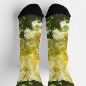 Gele botanische bloemen sokken (Top)