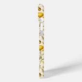 Gele Botanische Waterverf Bloemnaam Case-Mate iPhone Case (Achterkant / Links)