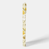 Gele Botanische Waterverf Bloemnaam Case-Mate iPhone Case (Achterkant / Rechts)