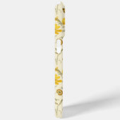 Gele botanische waterverf bloemnaam Case-Mate iPhone case (Achterkant / Rechts)