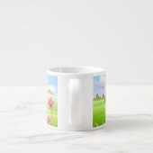 Gele boter espresso kop (Achterkant)