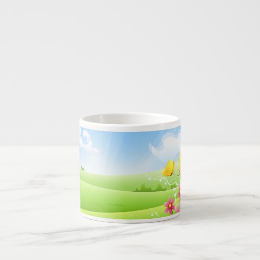 Gele boter espresso kop (Voorkant)