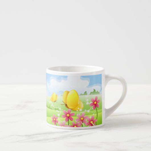 Gele boter espresso kop (Rechts)