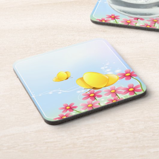 Gele boter onderzetter (Linkerzijde)