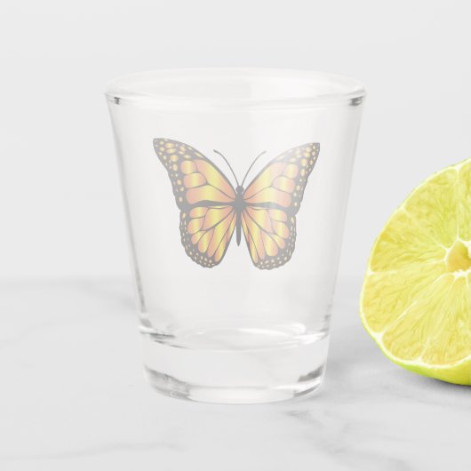 Gele boter shot glas (Achterkant)