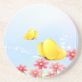 Gele boter zandsteen onderzetter (Voorkant)