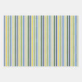 Gele boterbekers en blauw Iris-pakpapier Inpakpapier Vel (Voorkant 3)