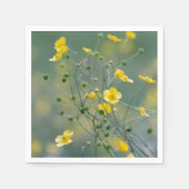 Gele boterbloem servetten (Voorkant)