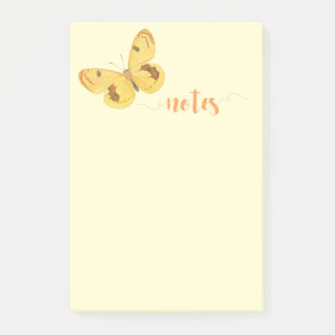 Gele Boterfly Fine Art Post-it Notes