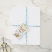 Gele Bouwtruck Bedankt Tag Cadeaulabel (Met Touw)