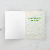 Gele bovendelbloem Birthday Sjabloon (Binnen)