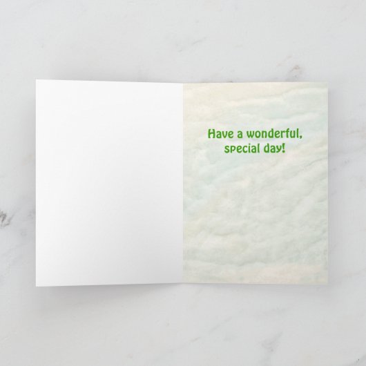 Gele bovendelbloem Birthday Sjabloon (Binnen)