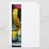 Gele brandslang briefpapier (Voorkant / Achterkant)