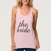 Gele bride Tanktop (Voorkant)