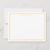 Gele briefkaarten met wit madeliefjesmotief (Voorkant)