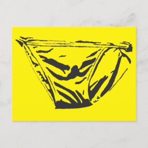 Gele briefs Briefkaart