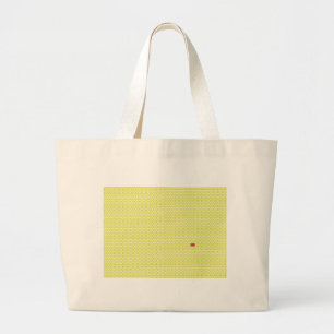 Gele Britse Unievakken en oneven Grote Tote Bag