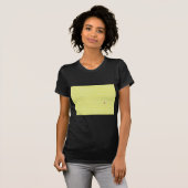 Gele Britse Unievakken en oneven T-shirt (Voorkant volledig)
