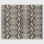 Gele Bronze Light Gold Python Snakeskin Cadeaupapier (Vlak)