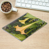 Gele Brugmansia Bloom Bloemen Notitieboek