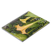 Gele Brugmansia Bloom Bloemen Notitieboek (Linkerzijde)