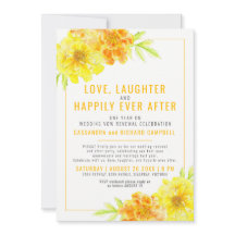 Gele bruiloft verlenging 1 jaar op een gelukkige d