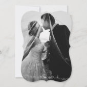 Gele bruiloft verlenging 1 jaar op een gelukkige d kaart (Achterkant)