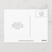 Gele bruine kronkels Abstracte Kunst Bedankt  Briefkaart (Achterkant)