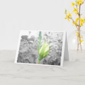 gele bud kaart (Gele Bloem)