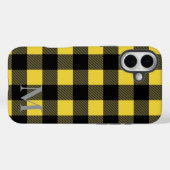Gele Buffalo-speldencontrole Case-Mate iPhone Case (Achterkant (horizontaal))