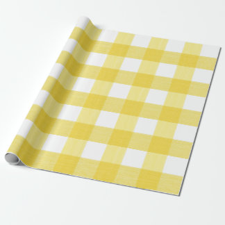Gele buffelplaat cadeaupapier