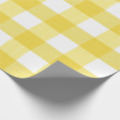 Gele buffelplaat cadeaupapier (Hoek)