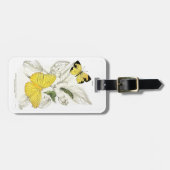  gele buikvlinders bagagelabel (Voorkant horizontaal)