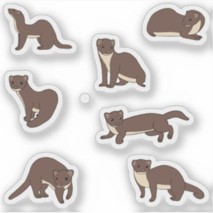Gele buikwezels sticker