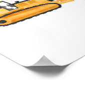 Gele Bulldozer Bouw Kinderkamer Decoratie (Hoek)